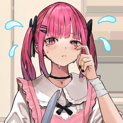 This is a pixiv picture whose title is ぴえん.