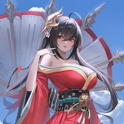 This is a pixiv picture whose title is 大鳳.