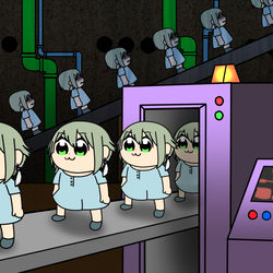 This is a pixiv picture whose title is 指定暴力団ペイル・テクノロジーズの工場.