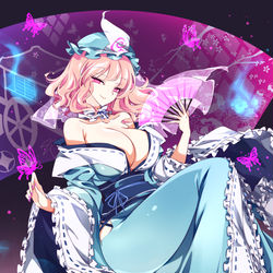 This is a pixiv picture whose title is 反魂蝶.