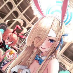 This is a pixiv picture whose title is バニーガール🐰アスナ.