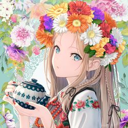 This is a pixiv picture whose title is 🌼.