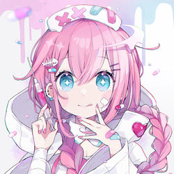 This is a pixiv picture whose title is 創作ナース.