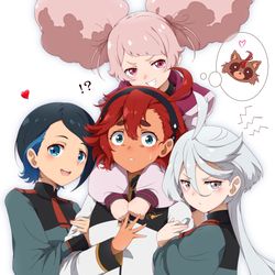 This is a pixiv picture whose title is 水星のタヌキ.