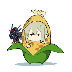 This is a pixiv picture whose title is 直火で炙った焼きとうもろこし.