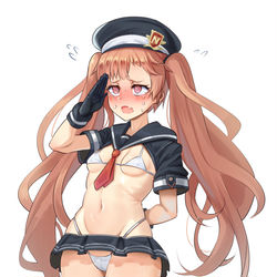 This is a pixiv picture whose title is 세일러 비키니 미란다.