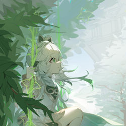This is a pixiv picture whose title is 纳西妲.