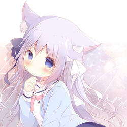 This is a pixiv picture whose title is 让我康康.