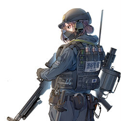 This is a pixiv picture whose title is Shibuya Police 2029.