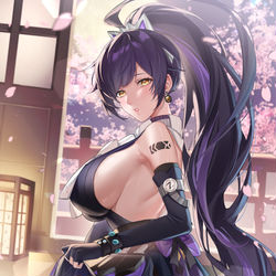 This is a pixiv picture whose title is 不破咲.