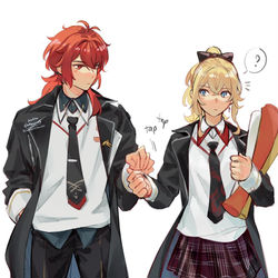 This is a pixiv picture whose title is H-hand holding.