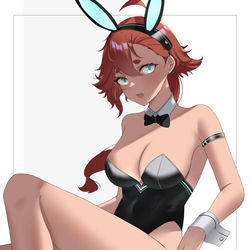 This is a pixiv picture whose title is 水星の魅魔.