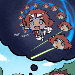 This is a pixiv picture whose title is 水星のキャン△.
