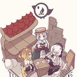 This is a pixiv picture whose title is 【PFSOZ】取り立て屋のティータイム【黄金の交易路】.