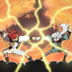 This is a pixiv picture whose title is 見よ！水星は紅く燃えている！！.
