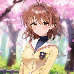 This is a pixiv picture whose title is 古河 渚.