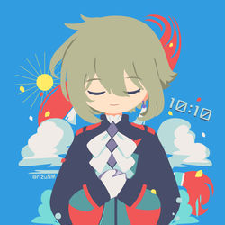This is a pixiv picture whose title is 水星の魔女.