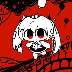 This is a pixiv picture whose title is あかいろうしろ.