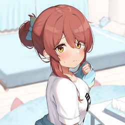 This is a pixiv picture whose title is 大崎甜花.