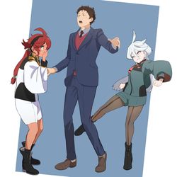 This is a pixiv picture whose title is 閃光と魔女.