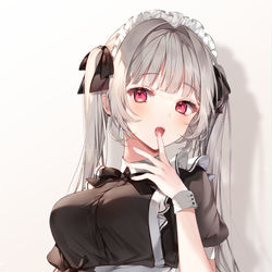 This is a pixiv picture whose title is 🖤❤️.
