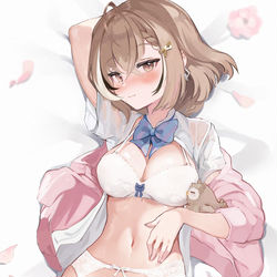 This is a pixiv picture whose title is Nanashi Mumei.
