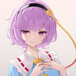This is a pixiv picture whose title is さとり.