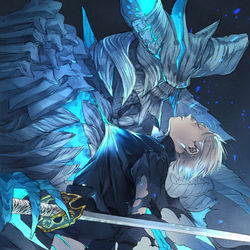 This is a pixiv picture whose title is someone.