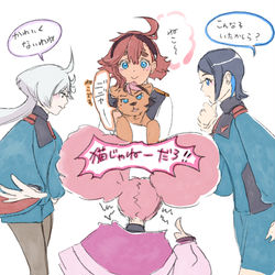 This is a pixiv picture whose title is ジェターク家の事情。.