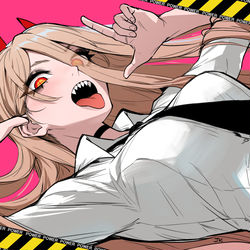 This is a pixiv picture whose title is POWER.