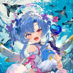 This is a pixiv picture whose title is 青遠かんな.