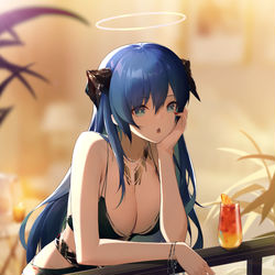 This is a pixiv picture whose title is Mansemat&Exusiai.