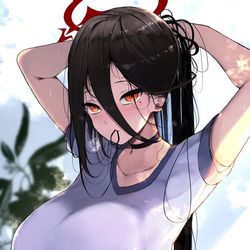 This is a pixiv picture whose title is ハスミっ…………….