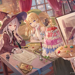 This is a pixiv picture whose title is 蘇りの魔女.