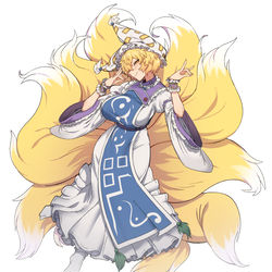 This is a pixiv picture whose title is 八雲藍.