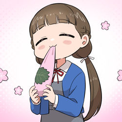This is a pixiv picture whose title is 桜餅きな子っす.
