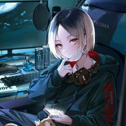 This is a pixiv picture whose title is HQ.