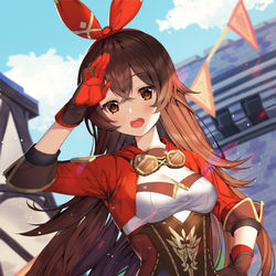 This is a pixiv picture whose title is 01. アンバー.