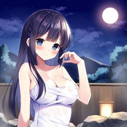 This is a pixiv picture whose title is ♨.