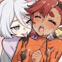 This is a pixiv picture whose title is お前がポッキーになるんだよ！ゲーム.