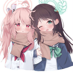 This is a pixiv picture whose title is チョコミントと柚鳥.