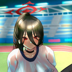 This is a pixiv picture whose title is 羽川ハスミ.