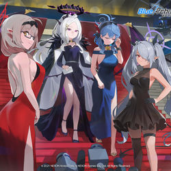 This is a pixiv picture whose title is Blue Archive 1st Anniversary.