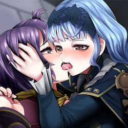 This is a pixiv picture whose title is 【リクエスト】フレンチキス.