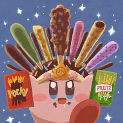 This is a pixiv picture whose title is ポッキーニードル.