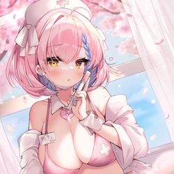 This is a pixiv picture whose title is ... ... お体はもう大丈夫ですか？.