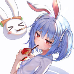 This is a pixiv picture whose title is なんだ、あなたも食べたいの？.