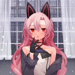 This is a pixiv picture whose title is 【PFSOZ】黒衣のマグマガ.