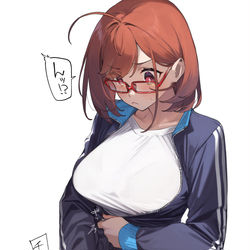 This is a pixiv picture whose title is 近視の姉＃83.