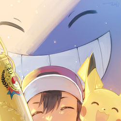 This is a pixiv picture whose title is チャンピオン.